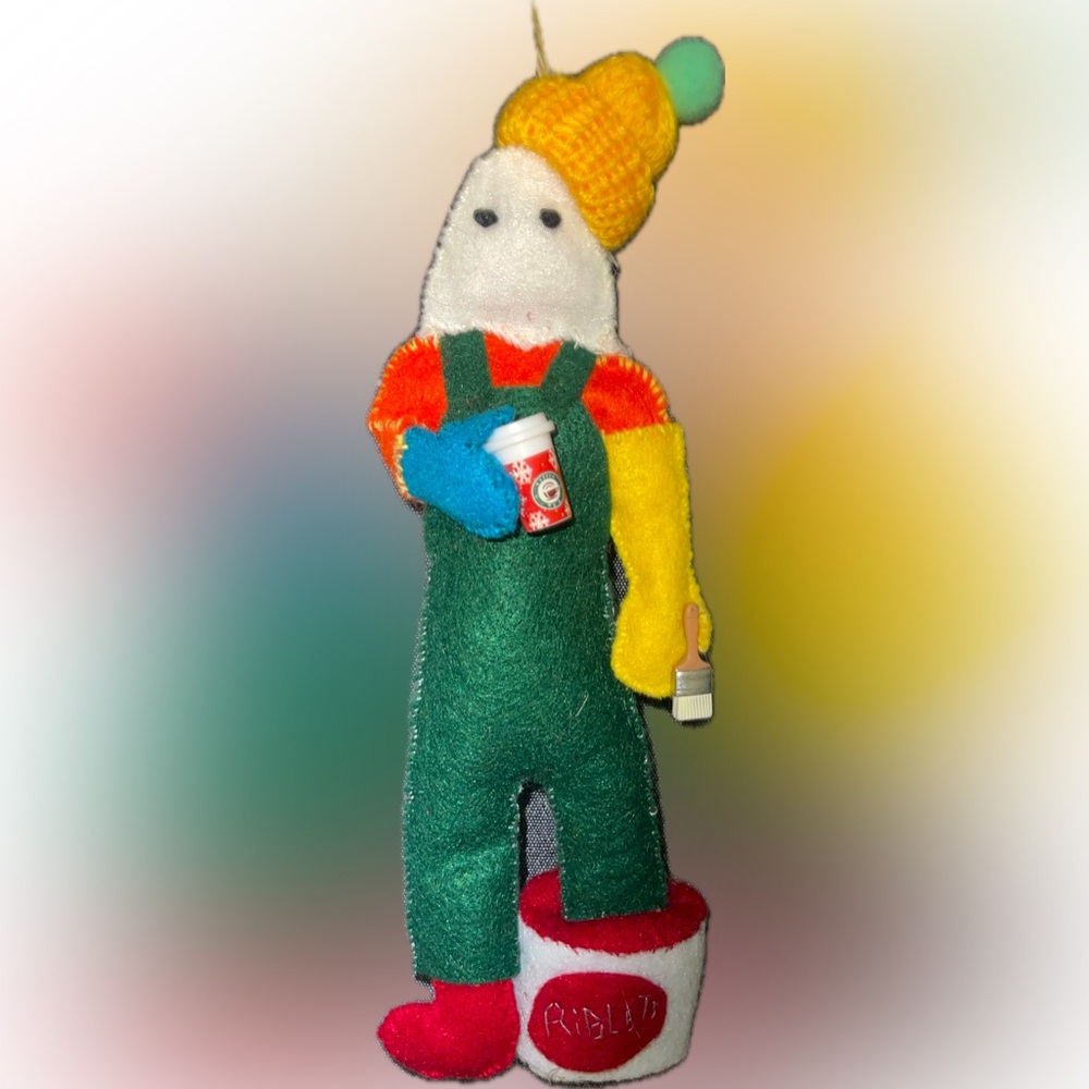 Mummer Ornament Hand Sewn